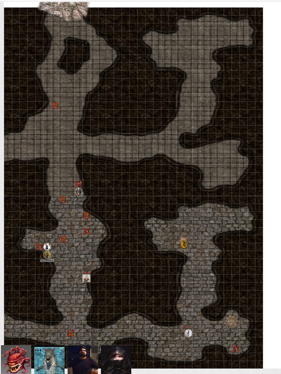 Explorando a toca no pico